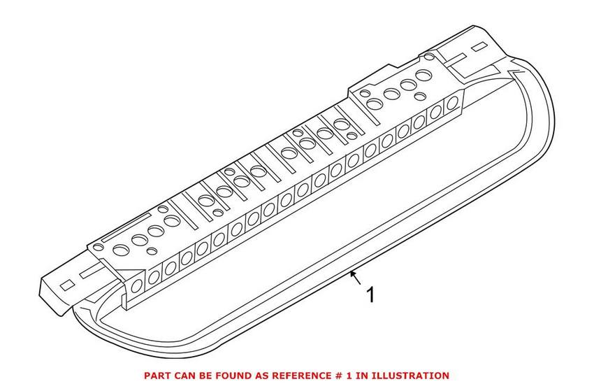 BMW Center High Mount Stop Light - Rear 63257145659